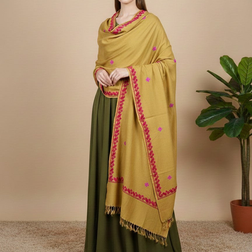 Ochre Pink Shawl