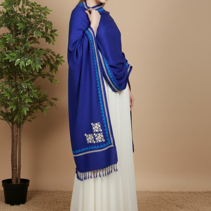 Royal Blue Shawl