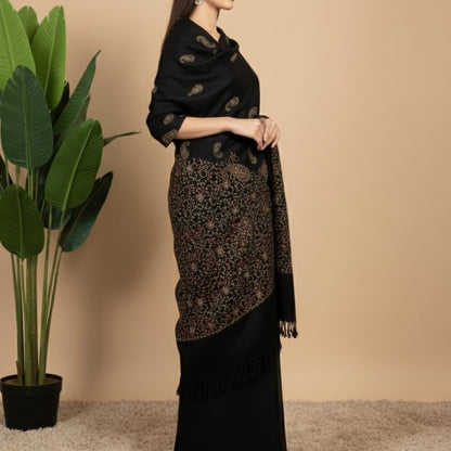 Black Paisley Shawl