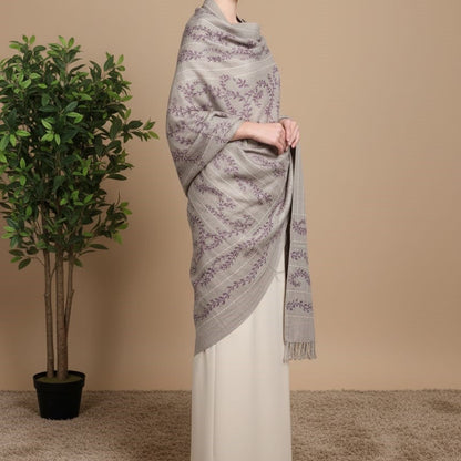 Soft Grey Shawl