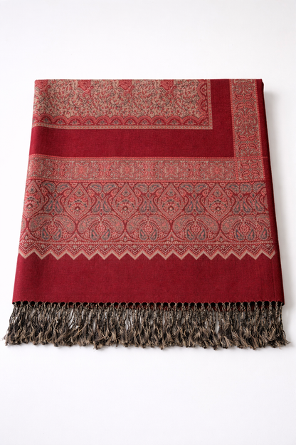 Premium Burgundy Shawl