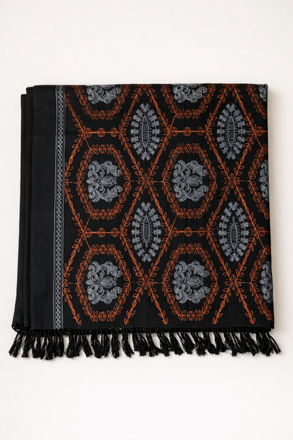 Black Rust Shawl